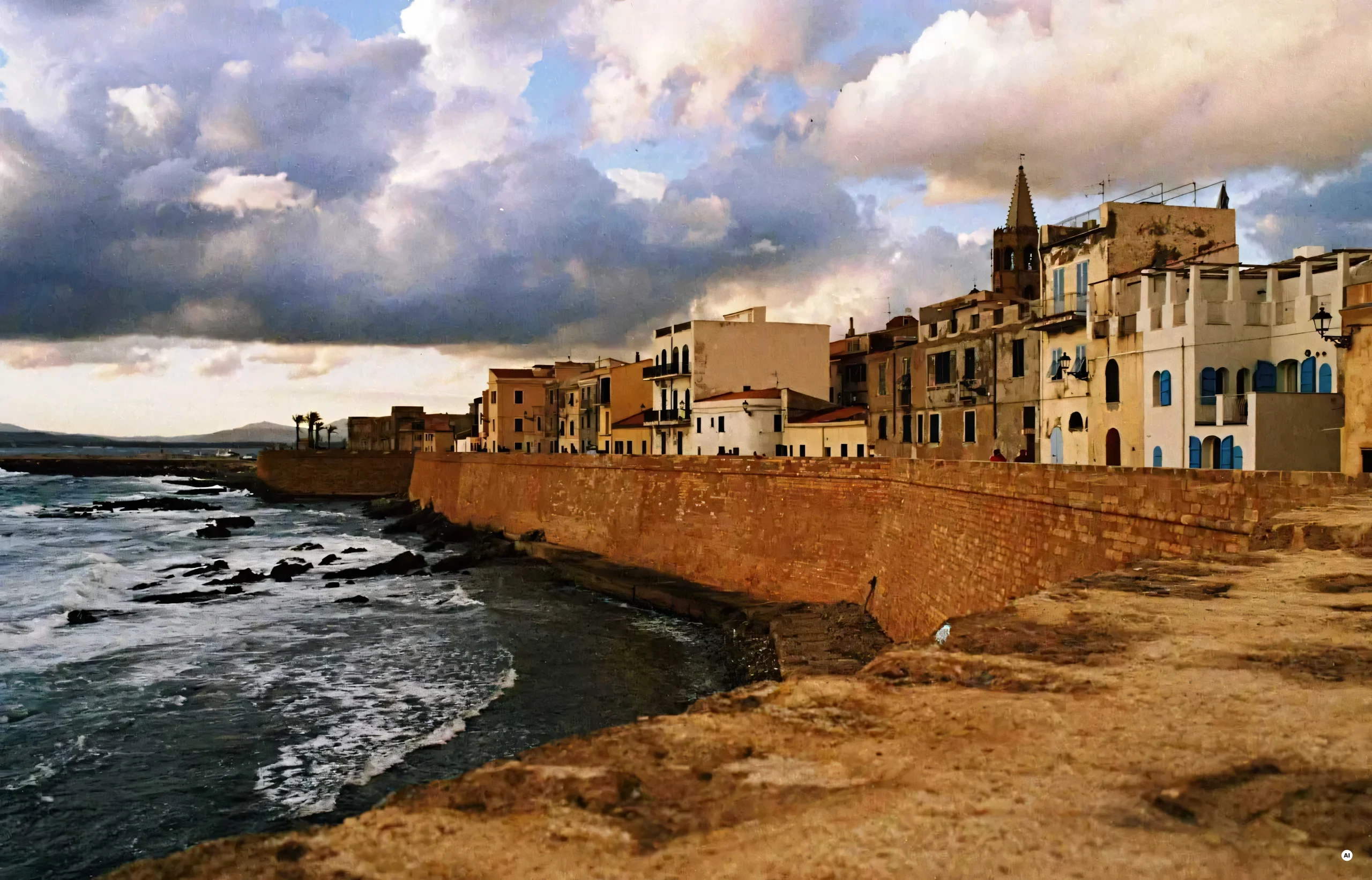 I bastioni catalani sul mare di Alghero